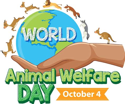 World Animal Welfare Day October 4 12723430 Vector Art at Vecteezy
