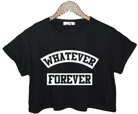 Whatever Forever Letters Print Women Summer Crop Top Short T Shirt Sexy Slim Funny Top Tee