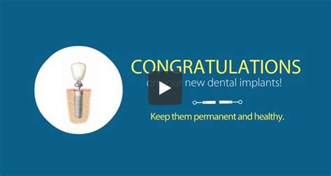 Post Op Care For Dental Implants 2021 American Academy Of Implant