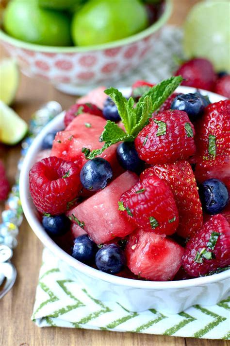 Made with an abundance of colorful, fresh, sweet fruit and a bright, simple honey lime dressing. 15 Fresh Fruit Salad Recipes - Easy Ideas for Summer Fruit Salads