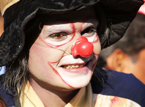 Free Stock Photo Clown Makeup Circus Fun Face Free Image On