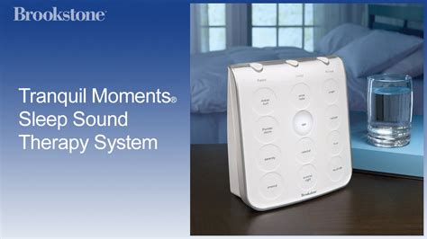 Tranquil Moments Sleep Sound Therapy System Youtube