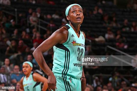 Swin Cash Of The New York Liberty Looks On During The Game Against