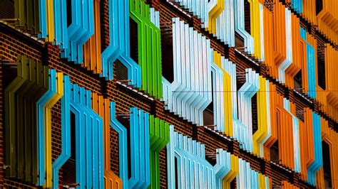 Download Wallpaper 1920x1080 Facade Building Colorful