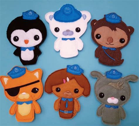 Pin By Christine Mitchell On Finger Puppets Finger Puppets Octonauts