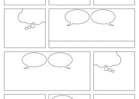 Distintos tipos de textos que utilizamos para comunicarnos de forma escrita. Viñetas de cómic en blanco. | Recurso educativo 728276 - Tiching