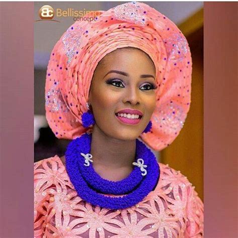 Aso Ebi Styles Nigerian Styles African Women African Fashion African Beauty Wedding Makeup