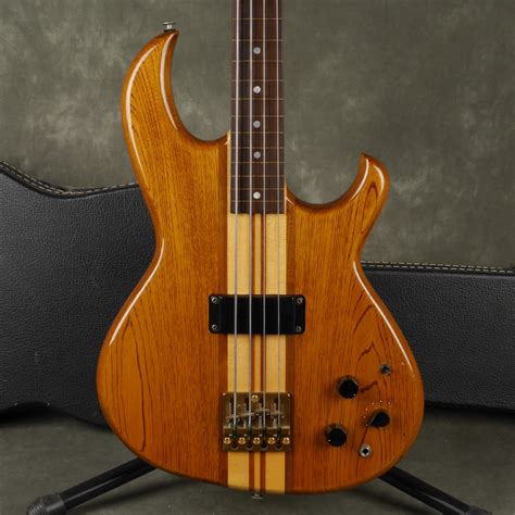 Aria Pro Ii Sb 1000 Fretless Bass Guitar Natural Whard Case 2nd
