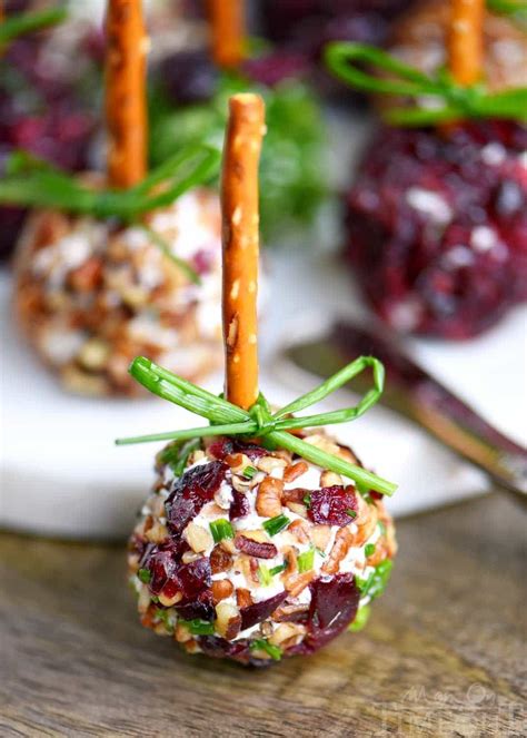 Cranberry Pecan Mini Goat Cheese Balls Holiday Entertaining Has Never