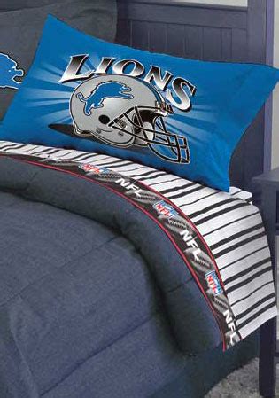 See more ideas about detroit lions, lions, detroit. Detroit Lions Full Size Pinstripe Sheet Set