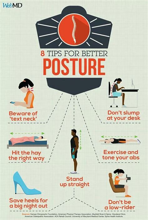 8 tips for better posture better posture postures health fitness inspiration