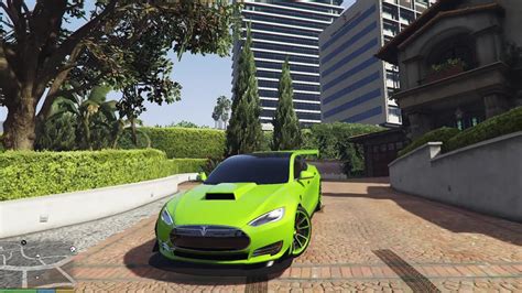 Lime Green Tesla Model Swhat Happen If It Twice As Powerful Youtube