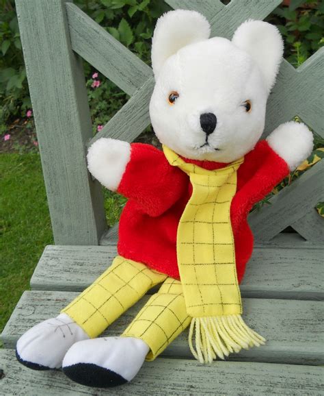 Vintage 1970s Rupert Bear Hand Puppet Sold On My Ebay Site Lubbydot1