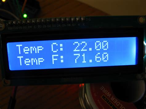 Arduino Temperature Display V1 Arduino Project Hub