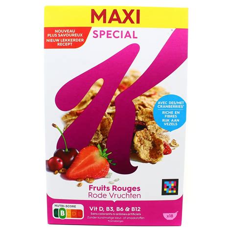 Livraison Domicile Kellogg S Sp Cial K Fruits Rouges G