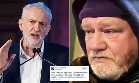 Corbyn Blasts Tories For Failing Homeless Veteran Before He Is