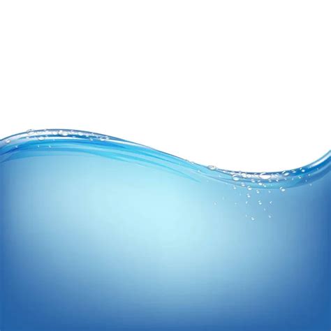 Blue Water Splash Spray With Drops Isolated 3d Illustration Vector