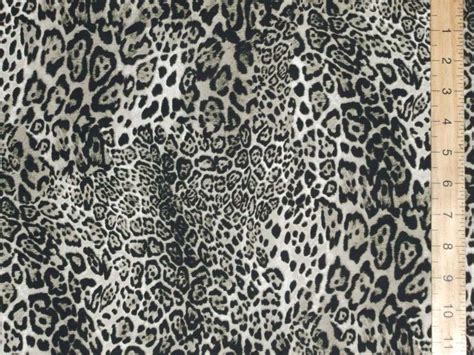 Snow Leopard Print Pure Cotton