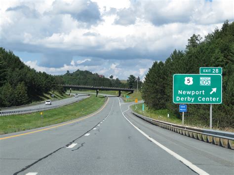 Vermont Interstate 91 Northbound Cross Country Roads