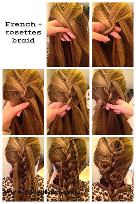 Create a dutch braid by braiding the sections in a left under, right under pattern, weaving. How to Make French Braid? Step by Step French Top Knot Tutorial With Pictures | Stylo Planet
