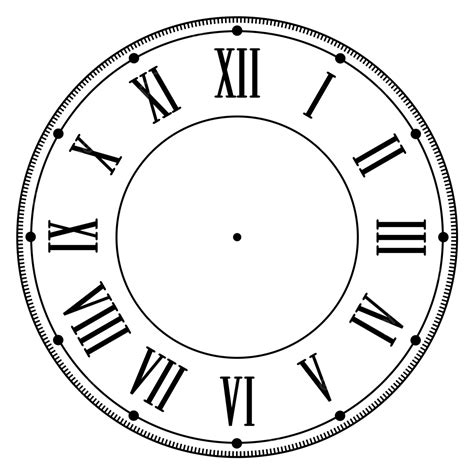 Clock No Hands Roman Png Vector Psd And Clipart With Transparent