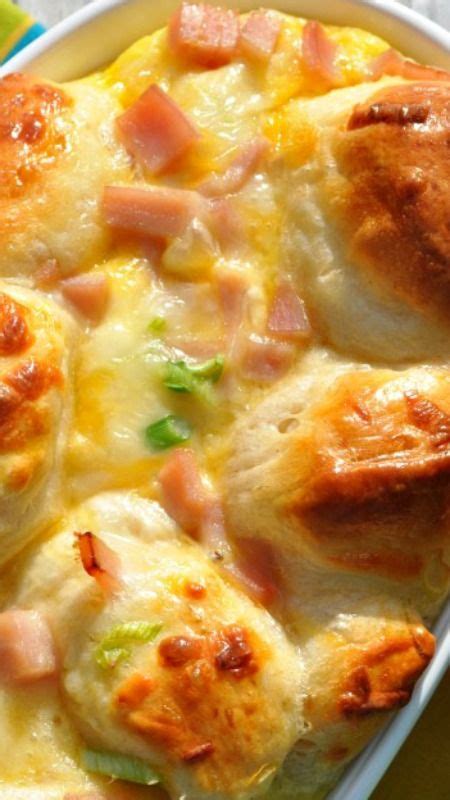 Overnight Ham Egg And Cheese Monkey Bread ~ A Delicious Easy Make