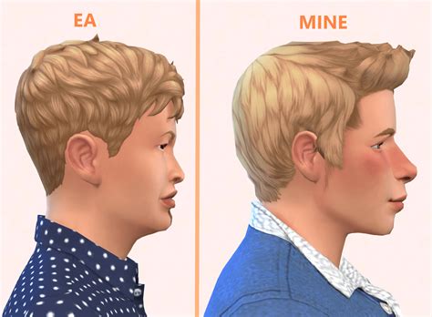 Cas Tip Edit The Side Of Your Sims Faces For More Variety Eas