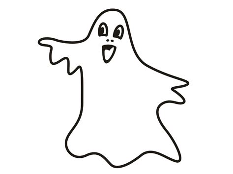 No spooky wooky 26 ghost coloring pages - Print Color Craft
