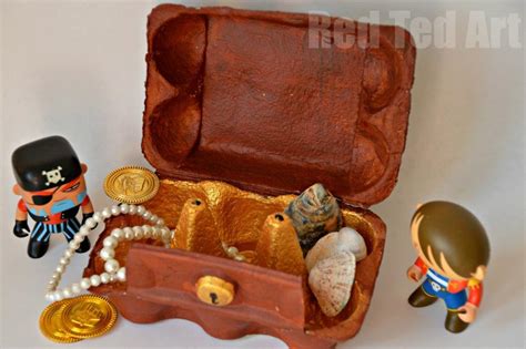 Назад mukta art & craft. Egg Carton Treasure Box for Pirate Day - Easy Crafts on ...