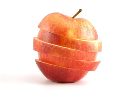 Sliced Red Apple Stock Photo Image Of Food Health Apple 35486480