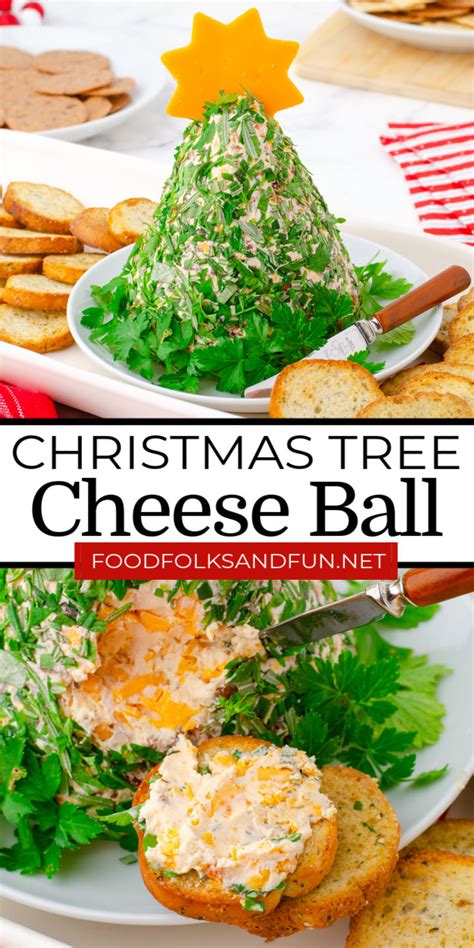 Christmas Tree Cheese Ball Food Folks And Fun