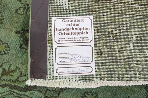 Jung, frisch und mit eigener die geschmackvollen teppichdesigns, die sie von diesem label auf ambientedirect finden, werden sie begeistern. Vintage Teppich Grün in 250x250 (1001-3686) - carpetido.de