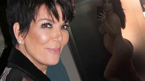 kris jenner persuaded pregnant kim kardashian to pose nude to prove she isn t using a