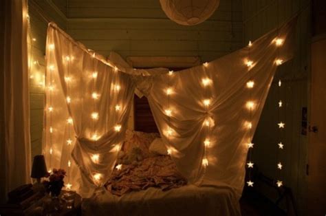 'layer lighting to avoid it becoming lackluster and without ambiance; 69 Romantic Bedroom Lighting Ideas - DigsDigs