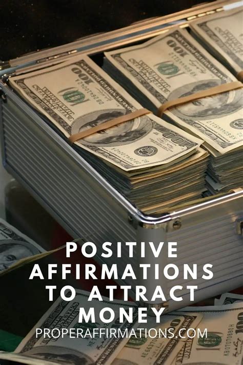 38 Positive Affirmations To Attract Money Today