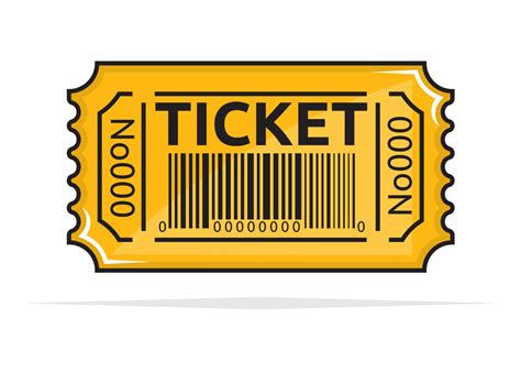 Admit One Ticket Clip Art