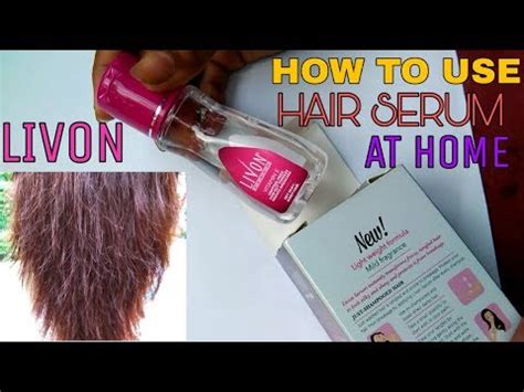 It also reduces frizz and leaves behind a light floral fragrance. Livon Hair Serum Review - How To Use At Home - YouTube