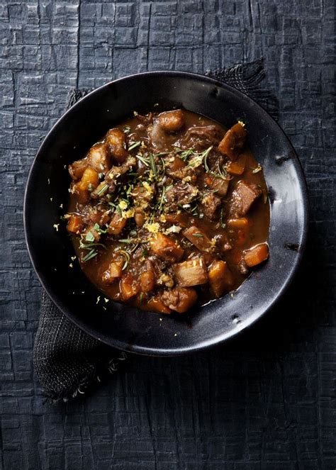Pairing their pork knuckle with a few glasses. Stew with beef