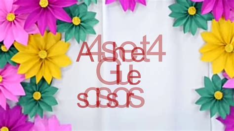 Shop home décor & more. Wall decorations using a4 sheets - YouTube