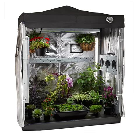 Indoor Greenhouse Grow Light Tent Garden Kit Hydroponic Vegetable Herbs