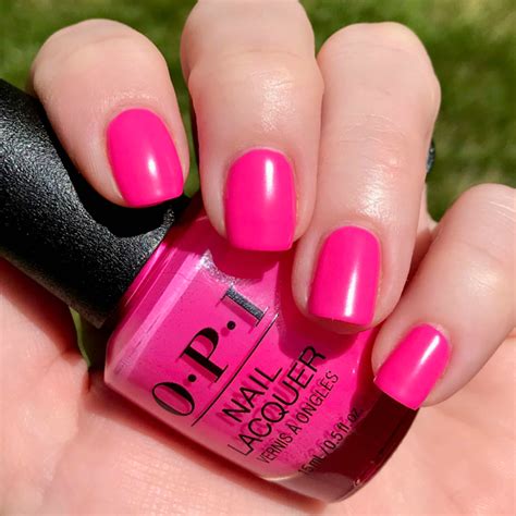 Opi Neon Collection Summer 2019 The Feminine Files Bright Pink Nails Pretty Nail Colors