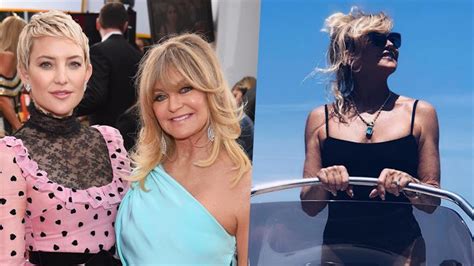 Kate Hudson Shows Off A Hot Photo Of Goddess Mom Goldie Hawn On A