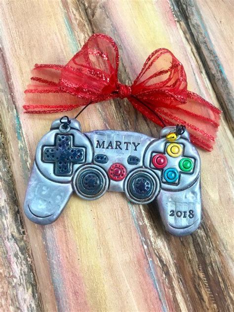 Personalized Game Controller Video Game Keepsake Polymer Etsy In