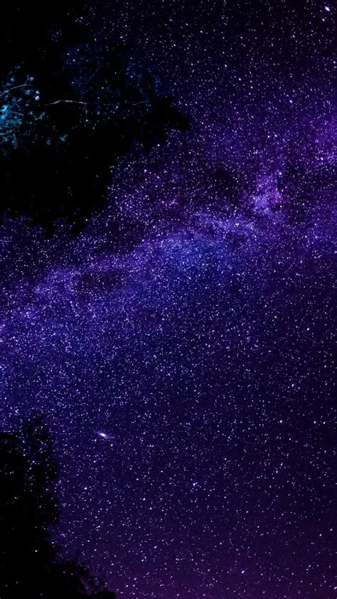 Milky Way Stars Night Sky Space Samsung Galaxy S3 Background
