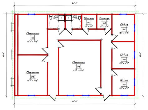 Office Building Floor Plans With Dimensions Two Birds Home