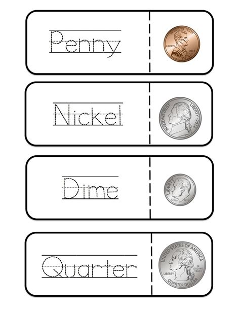 Coins Printable Worksheets