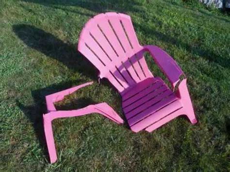 Would Bryan Fix A Broken Plastic Chair With Epoxy??? - YouTube