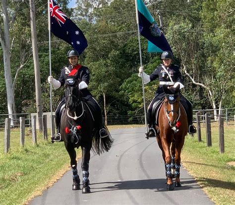 Lest We Forget: The Mounted Unit commemorates Anzac Day - Mounted Police