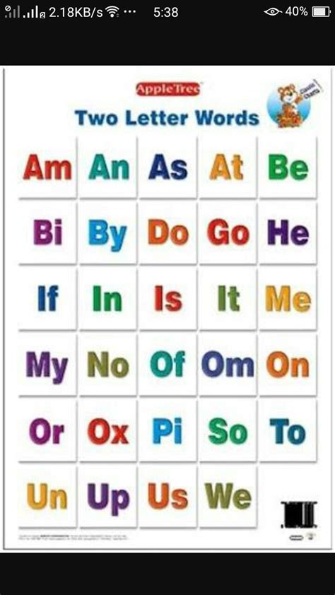 Pin By Sadaf Ambreen On Kids Learn Two Letter Words