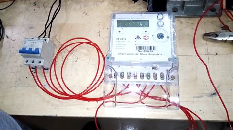 How To Connect Three Phase Energy Meter Digital Meter Connection
